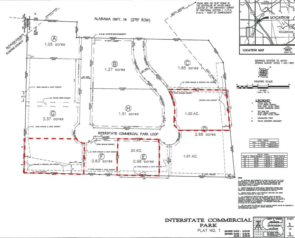 Lot G-2 - Interstate Commercial Park: I-65 & Hwy 14, Prattville, AL 36066